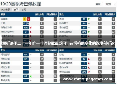 解析法甲二十一年唯一非巴黎冠军成因与背后格局变化的深度剖析论