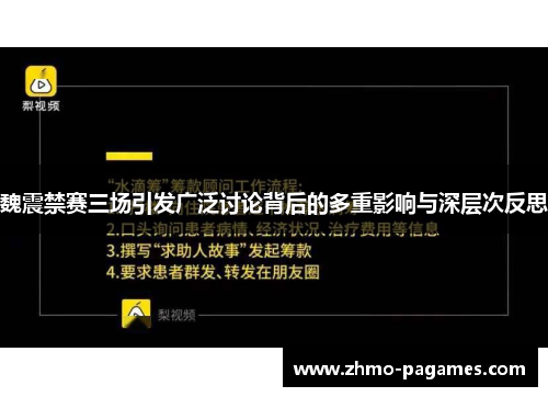 魏震禁赛三场引发广泛讨论背后的多重影响与深层次反思